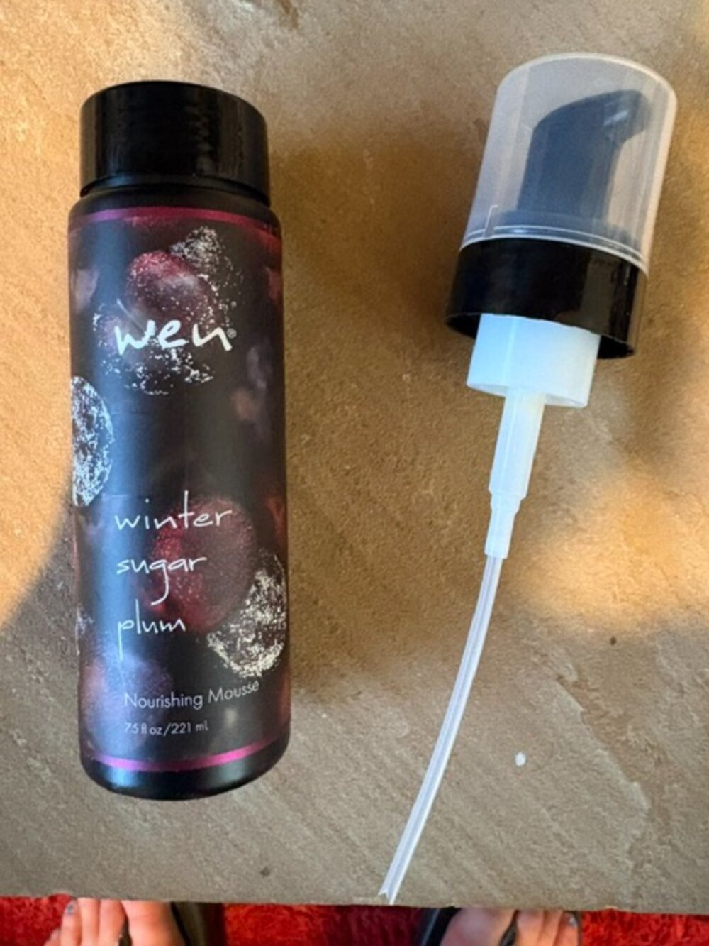 New WEN Winter Sugar Plum Nourishing Mousse with Pump Full Size